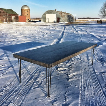 Rustic Reclaimed Wood Dining Table