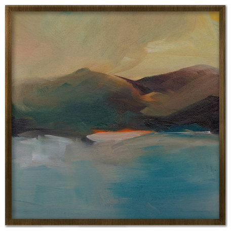 Whispering Light Fine Art Print, Gold, 30"x30"