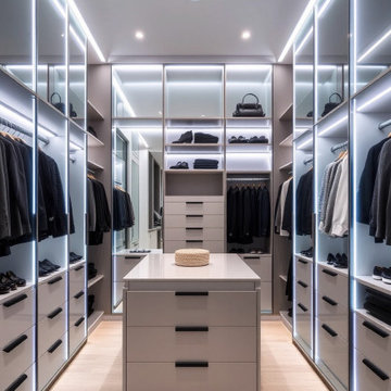 Miami Signature Collection Custom Design Walk-in Closet Systems by VelArt