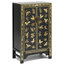 Oriental Decorated Cabinet, Black, Medium