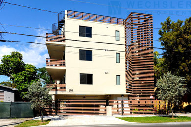 Inspiration for a modern exterior home remodel in Miami