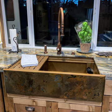 Copper Farmhouse Paragon Sink with Custom Finish