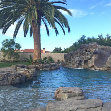 Rock Pool and Built in BBQ in Chino