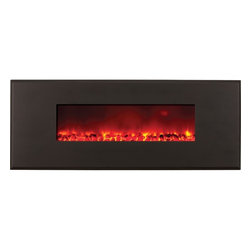 Amantii Designer Electric Wall Mount Fireplace 62" - Indoor Fireplaces