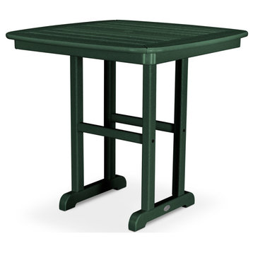 Polywood Nautical 31" Dining Table, Green