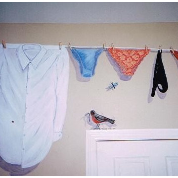 Laundry Room Mural