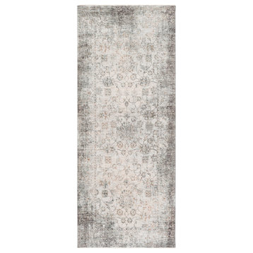 Surya Presidential PDT-2310 Traditional Area Rug, Gray, 3'3" x 8' Runner