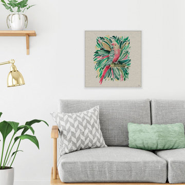 "Beautiful Creation II" Floater Framed Painting Print on Canvas