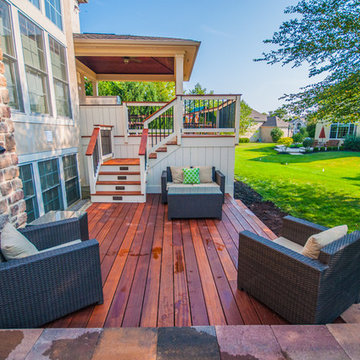 Exotic Hardwood Deck with Pavilion