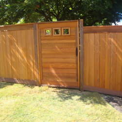 Picture Frame Cedar Fence - Home Fencing And Gates