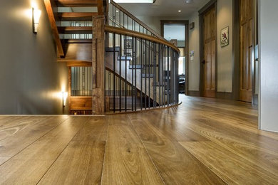Example of an arts and crafts staircase design in Calgary