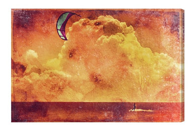 "It's Windy" Canvas Art
