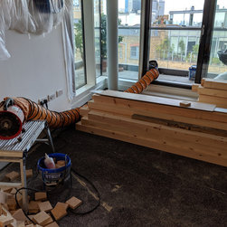 PINE END GRAIN BLOCK WOODEN FLOOR BRINGS A SCANDINAVIAN LOOK TO TOWER BRIDGE, E1 - Home Accessories & Decor