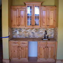 wet bar area