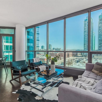 Bridgeland condo home staging