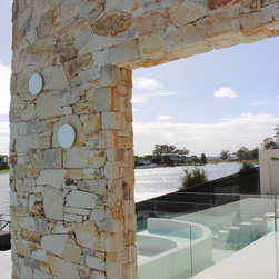 Burnie Irregular Walling Beach House Gold Coast - Wall Cladding & Stone Veneer