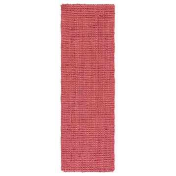 Safavieh Natural Fiber Collection NF730 Rug, Red, 2'3"x7'
