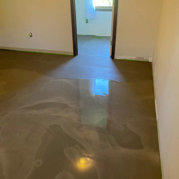 Level Floors using self-leveling concrete
