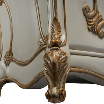 Close up of the legs and carvings on our recent Chateau Bombay