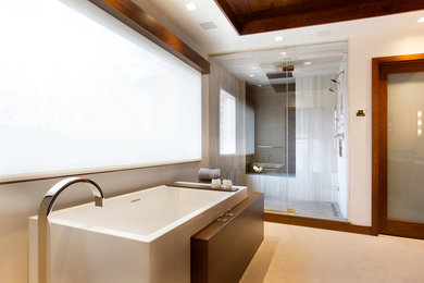 Bathroom - contemporary bathroom idea in New York
