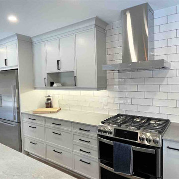 Blue and White Kitchen