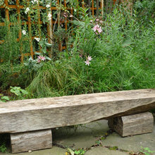 log benches