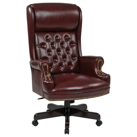 Deluxe High Back Traditional Executive Chair