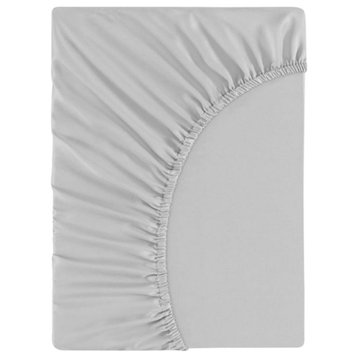 Mioko Gray Fitted Sheet Queen