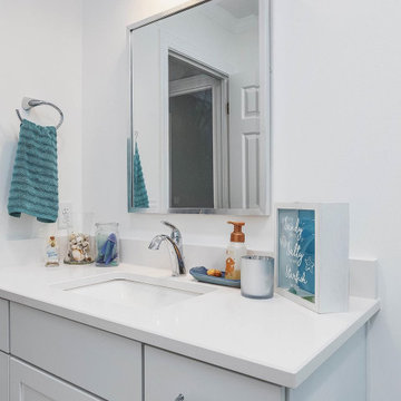 Transitional Primary & Guest Bathroom Remodel Pinehurst, NC