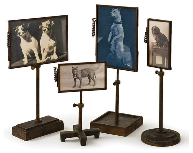 Regina Andrew 20-1169 Vintage Metal Photo Holders (Set of 4)