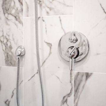 Modern Master Bathroom With Walk In Shower