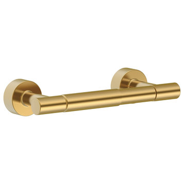 Parma Double-Post Toilet Paper Holder, Brushed Bronze