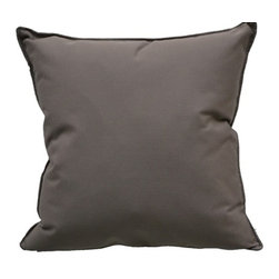 Outdoor Scatter Cushions Large Canvas Taupe - Outdoor Cushions And Pillows