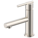 Gerber - Parma Trim Line Single Handle Lavatory Faucet, Brushed Nickel - The slim, contemporary personality of the Parma bath collection gives it a modern, minimalist flair. Its cylindrical style provides a fresh, updated aesthetic to combine practical function with beautiful form.