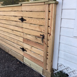 Cottage Wood Fence - Horizontal - Home Fencing And Gates