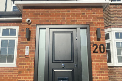 This is an example of a traditional entrance in London.