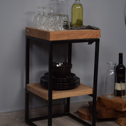 Wooden side table / rack - Storage & Organisation