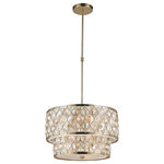 Crystal Lighting Palace - Palace 9 Light Round Crystal Adjustable Stem Pendant - *Number of Light (Bulbs Not Included): 9 Lights