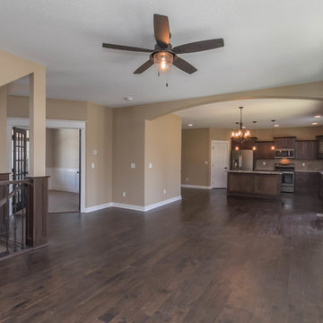 Black and Tan Traditional Home