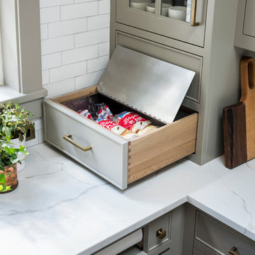 Bread drawer --Modern Farmhouse with a Storied Past