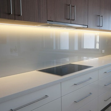Neutral Kitchen Glass Splashbacks