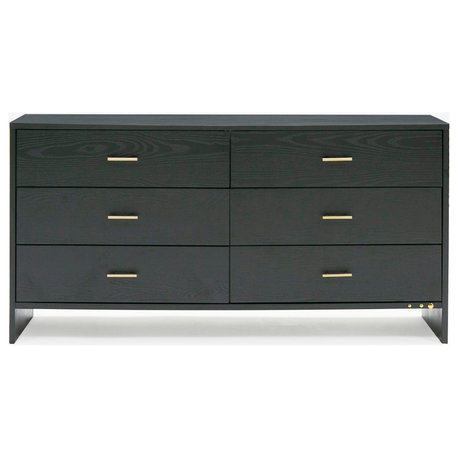 Modrest Wales Modern Gray Ash Dresser