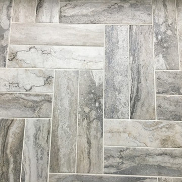 Travertino Grigio Porcelain Floor Tile
