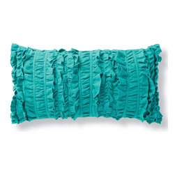 Adventure Ruched Teal Pillow - Products