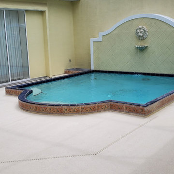 Resurface using our non slip temperature cooling texture finish