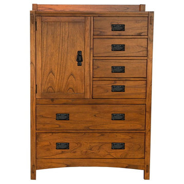 A-America Furniture Mission Hill Door Chest, Harvest MIHHA5650