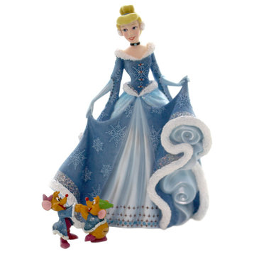 Disney Cinderella W/ Jaq And Gus Gus Disney Mice Collectible Figurines