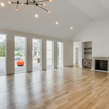 Polished Oak Flooring For This Home Remodeling in Los Angeles, CA