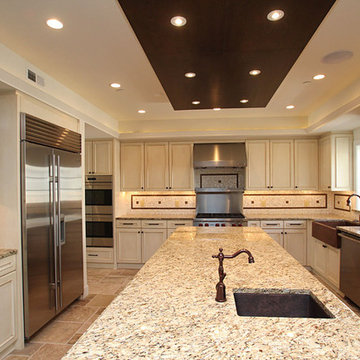 Modern Tuscan Glamour Kitchen & Bath