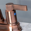 Kingston Brass KB849NDLAC NuvoFusion 4" Centerset Bar Faucet, Antique Copper